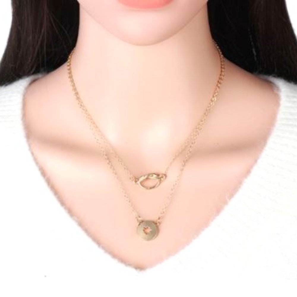 Hollow Pendant Necklace